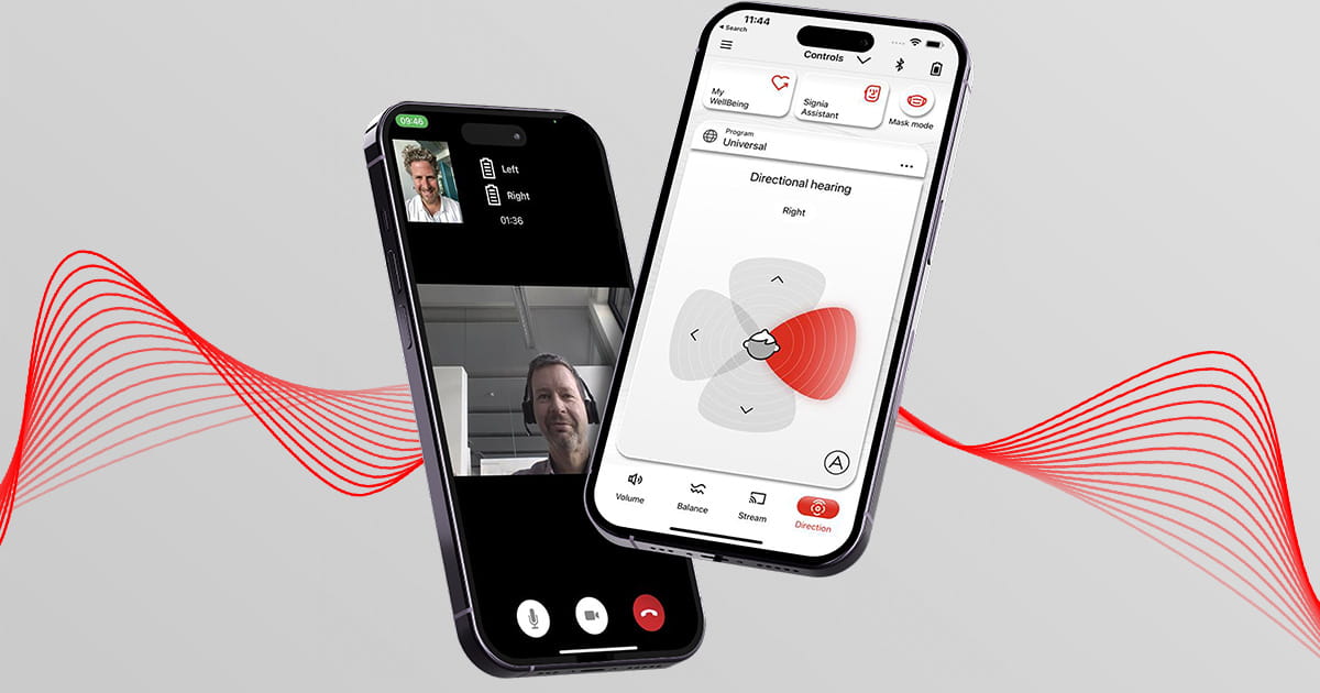App Signia control remoto y transmisión de audio para audífonos | Signia